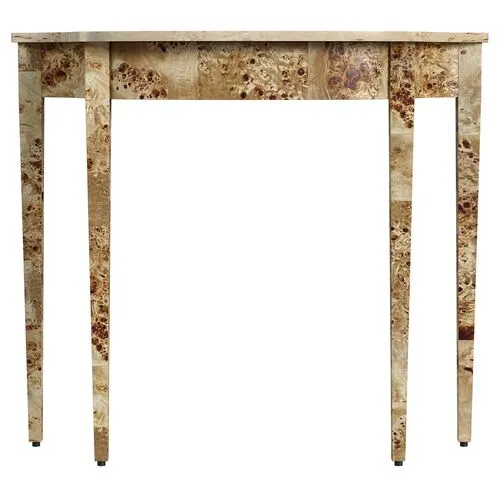 Clark Burl 36" Console Table - Brown