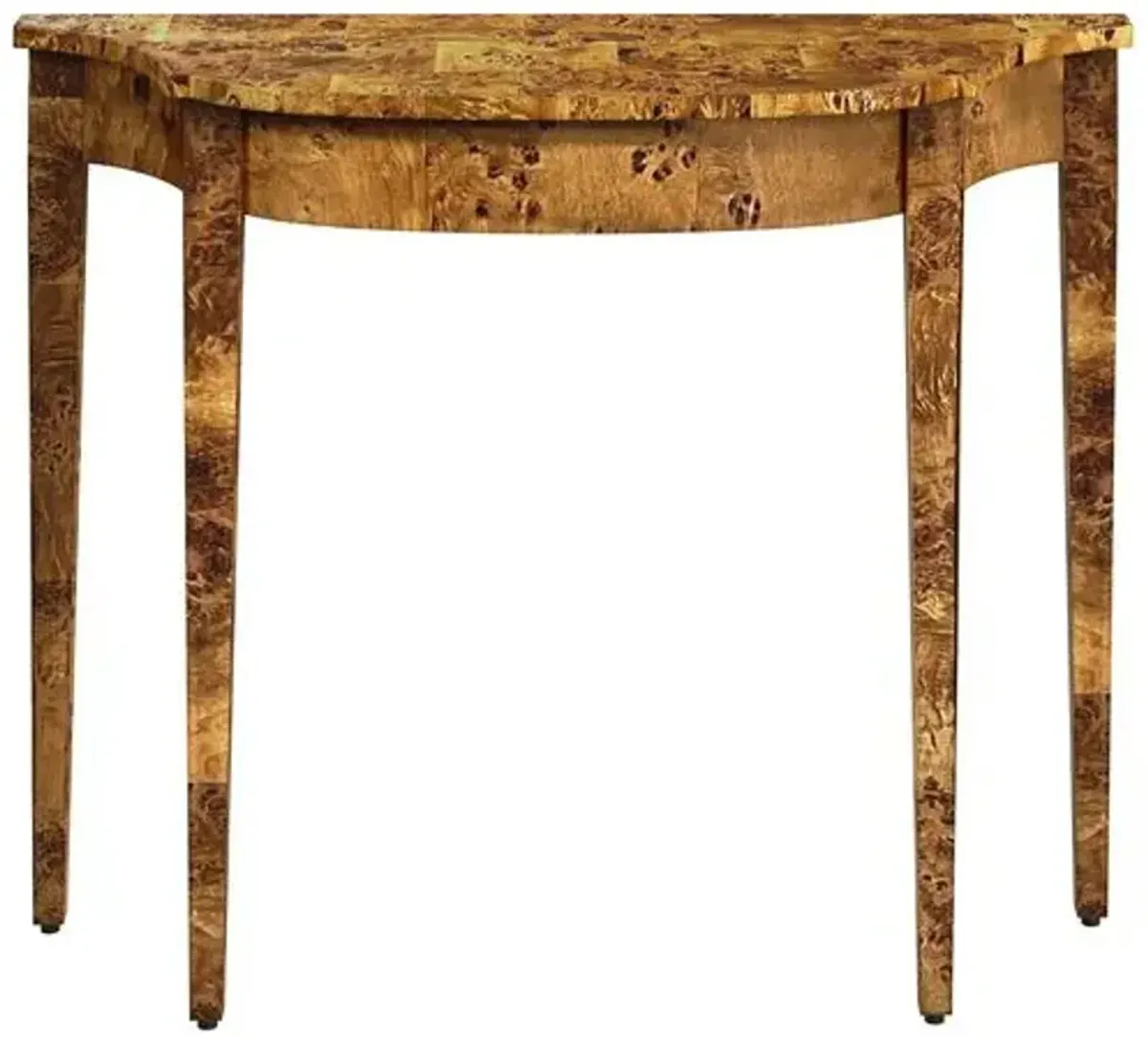 Clark Burl 36" Console Table - Brown