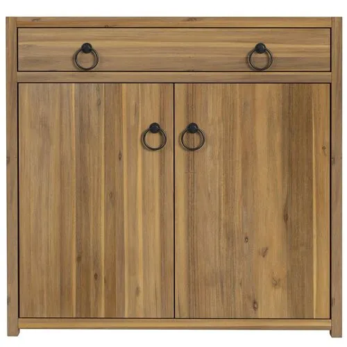 Sully 2-Door Cabinet - Brown