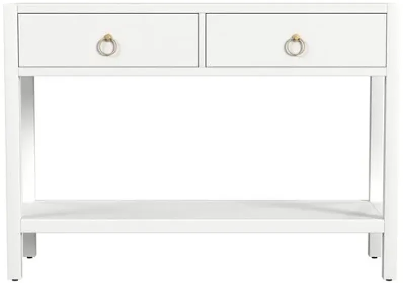 Sully 44" Console Table - White