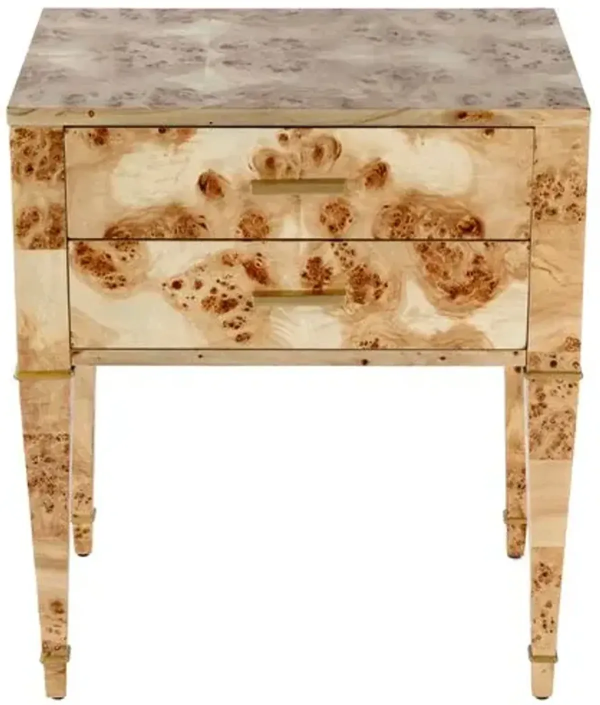 Norman 2-Drawer End Table/Nightstand