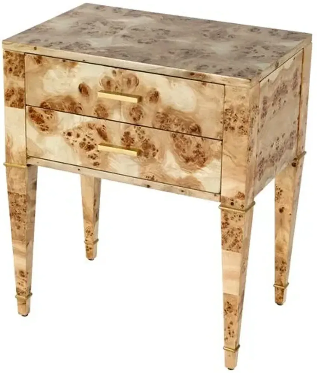 Norman 2-Drawer End Table/Nightstand