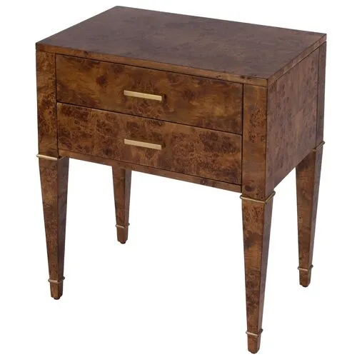 Norman 2-Drawer End Table/Nightstand