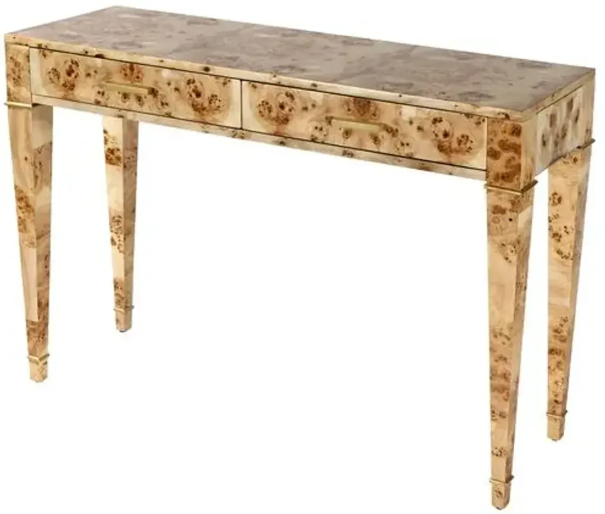 Norman 2-Drawer Console Table - Brown