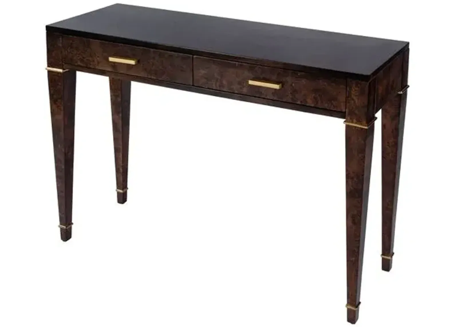 Norman Burl 2-Drawer 45" Console Table - Brown