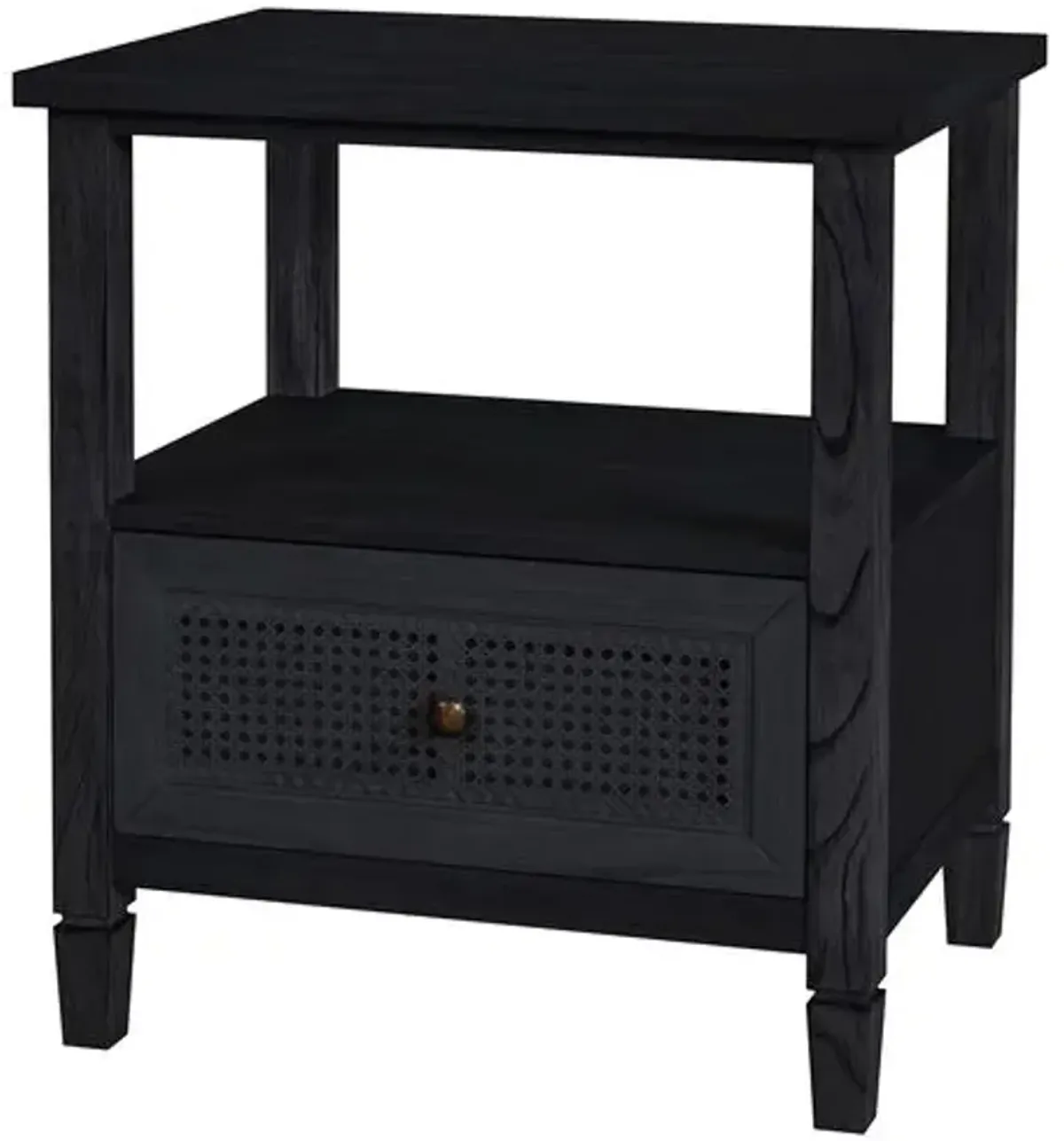 Myrtle 1-Drawer Cane Nightstand