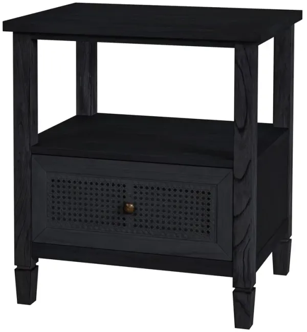 Myrtle 1-Drawer Cane Nightstand