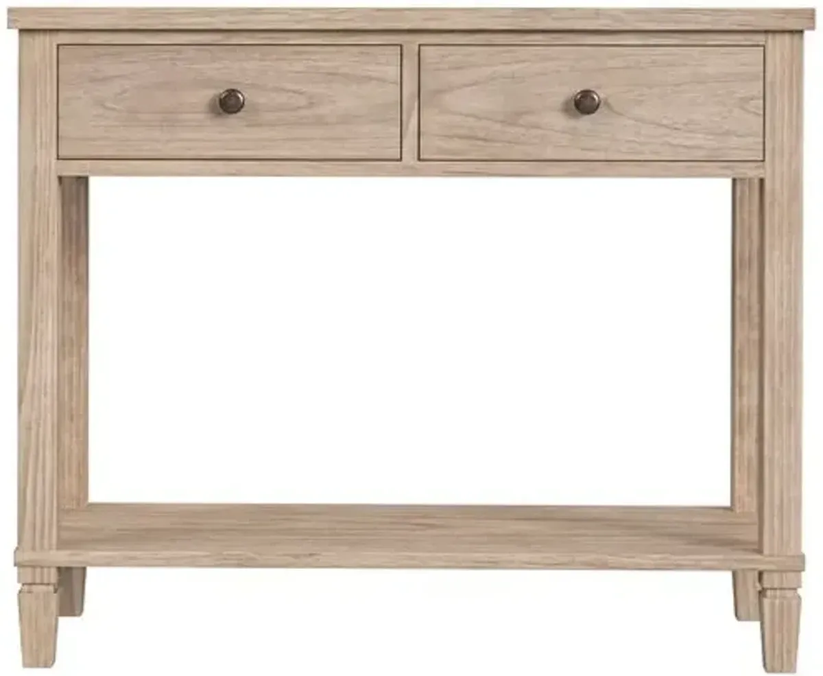 Myrtle 2-Drawer 36" Console Table - Desert Sand - Brown