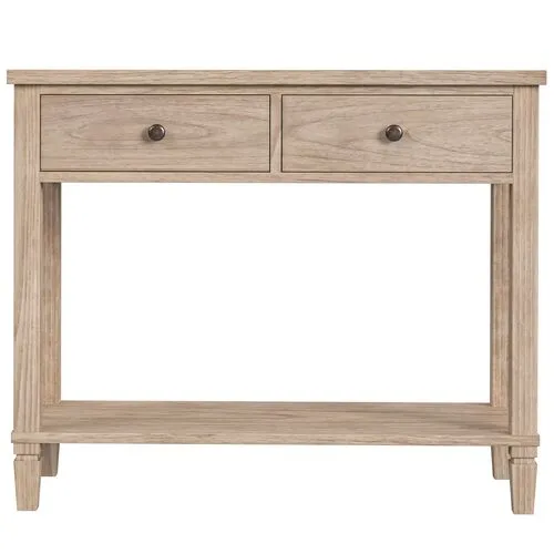 Myrtle 2-Drawer 36" Console Table - Desert Sand - Brown