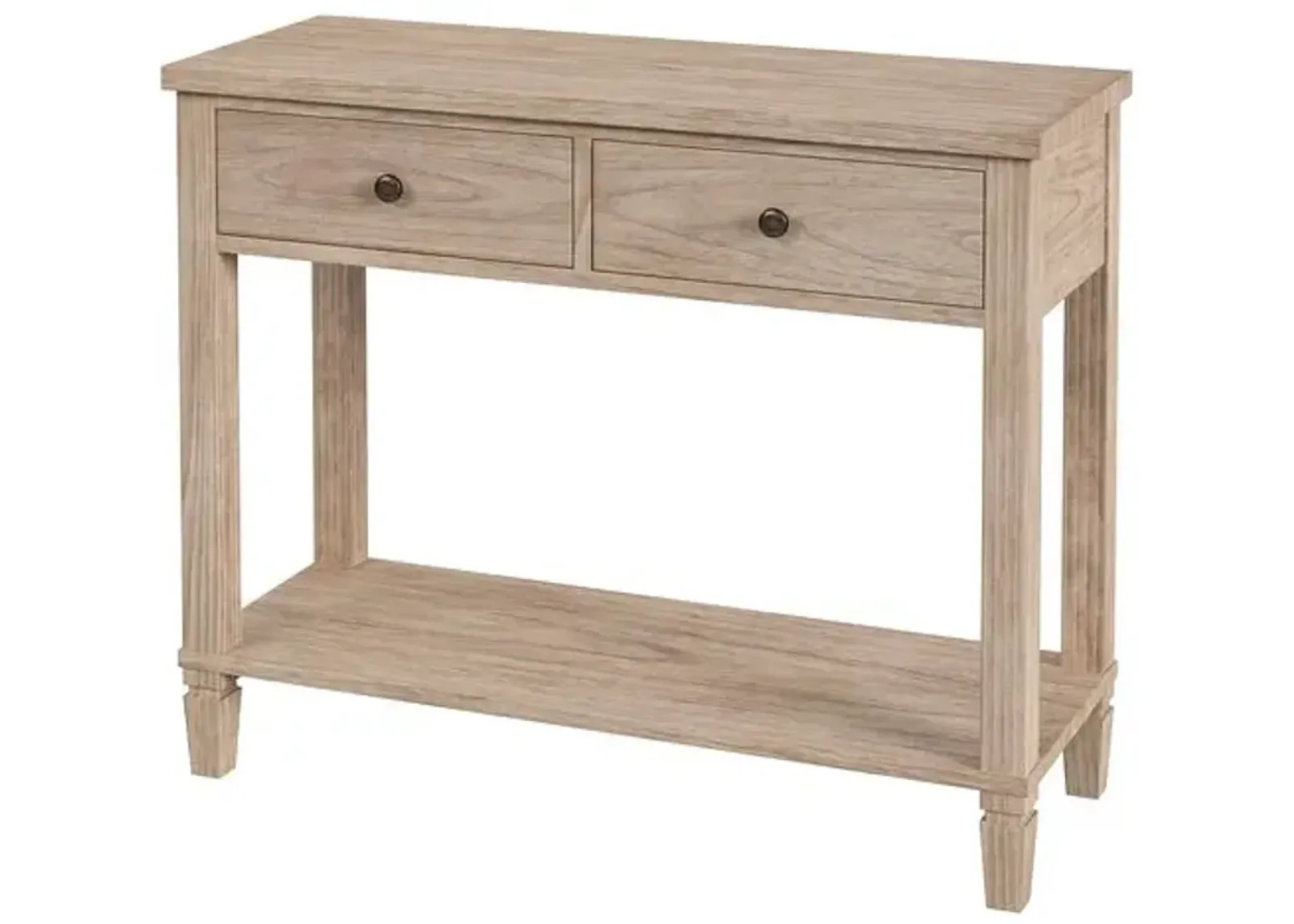 Myrtle 2-Drawer 36" Console Table - Desert Sand - Brown