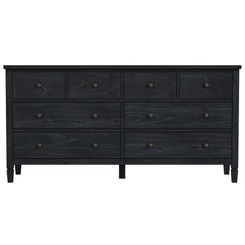 Myrtle 8-Drawer Dresser - Black