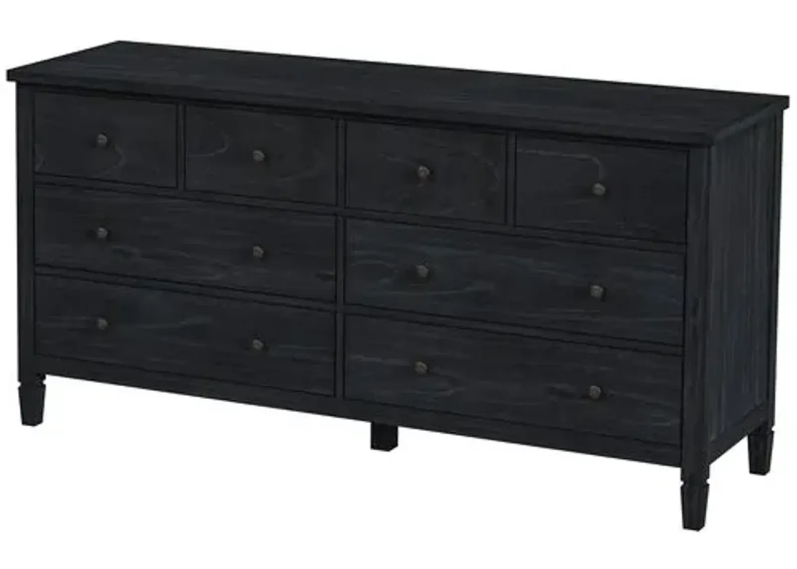 Myrtle 8-Drawer Dresser - Black