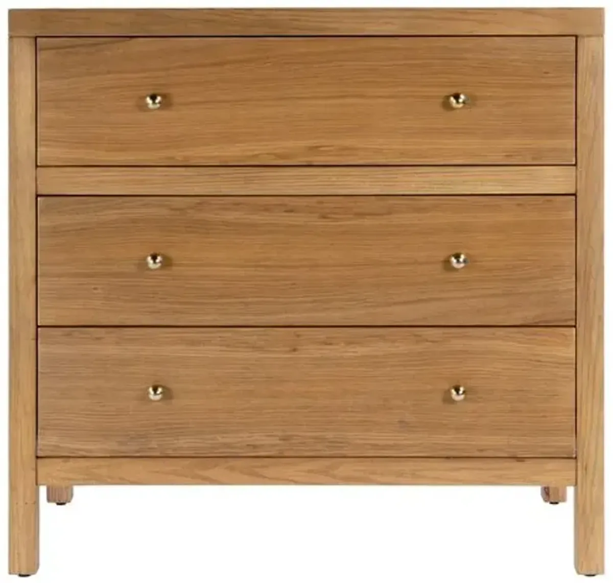 Charlie 3-Drawer Chest - Brown