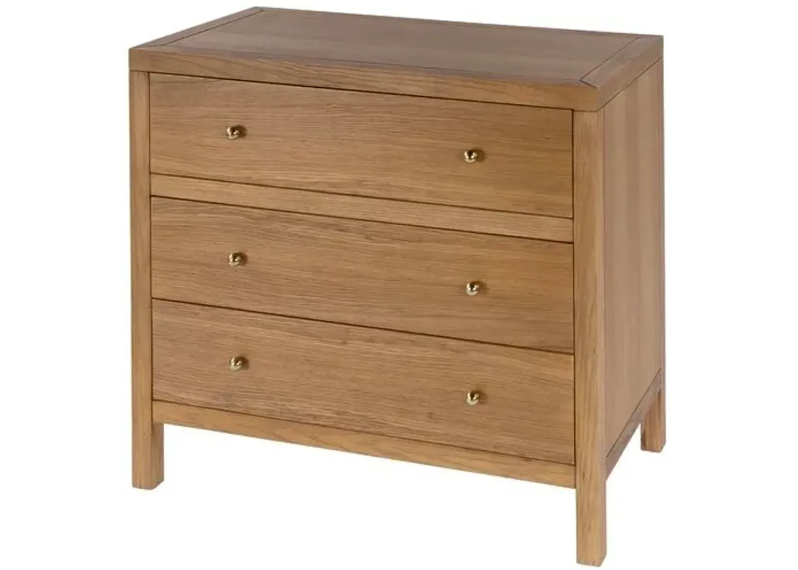 Charlie 3-Drawer Chest - Brown