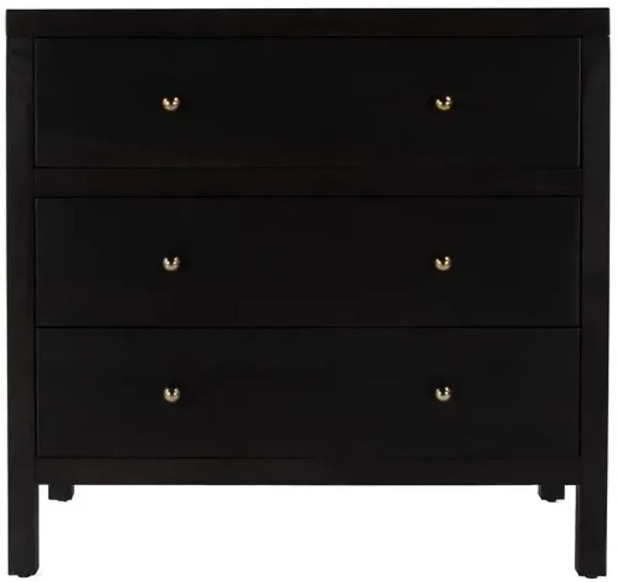 Charlie 3-Drawer Chest - Brown