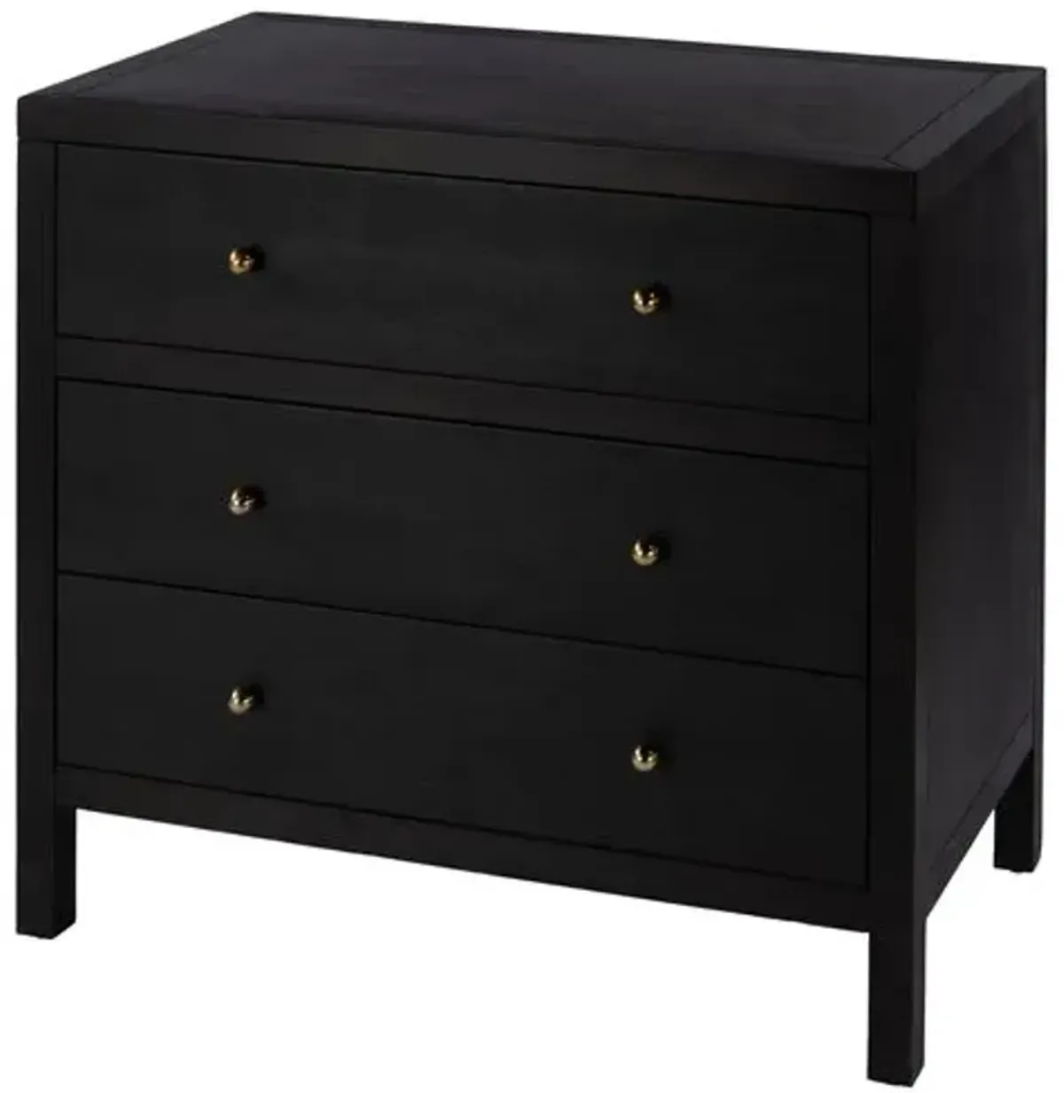 Charlie 3-Drawer Chest - Brown