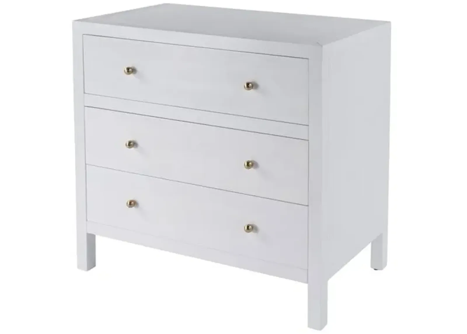 Charlie 3-Drawer Chest - White