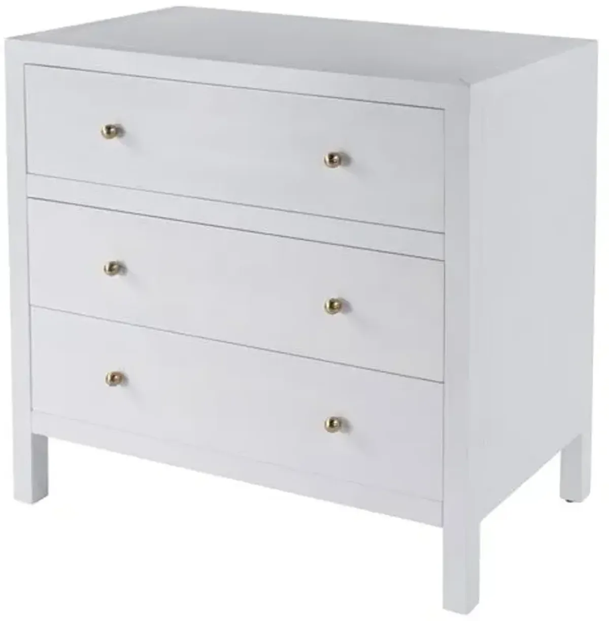 Charlie 3-Drawer Chest - White