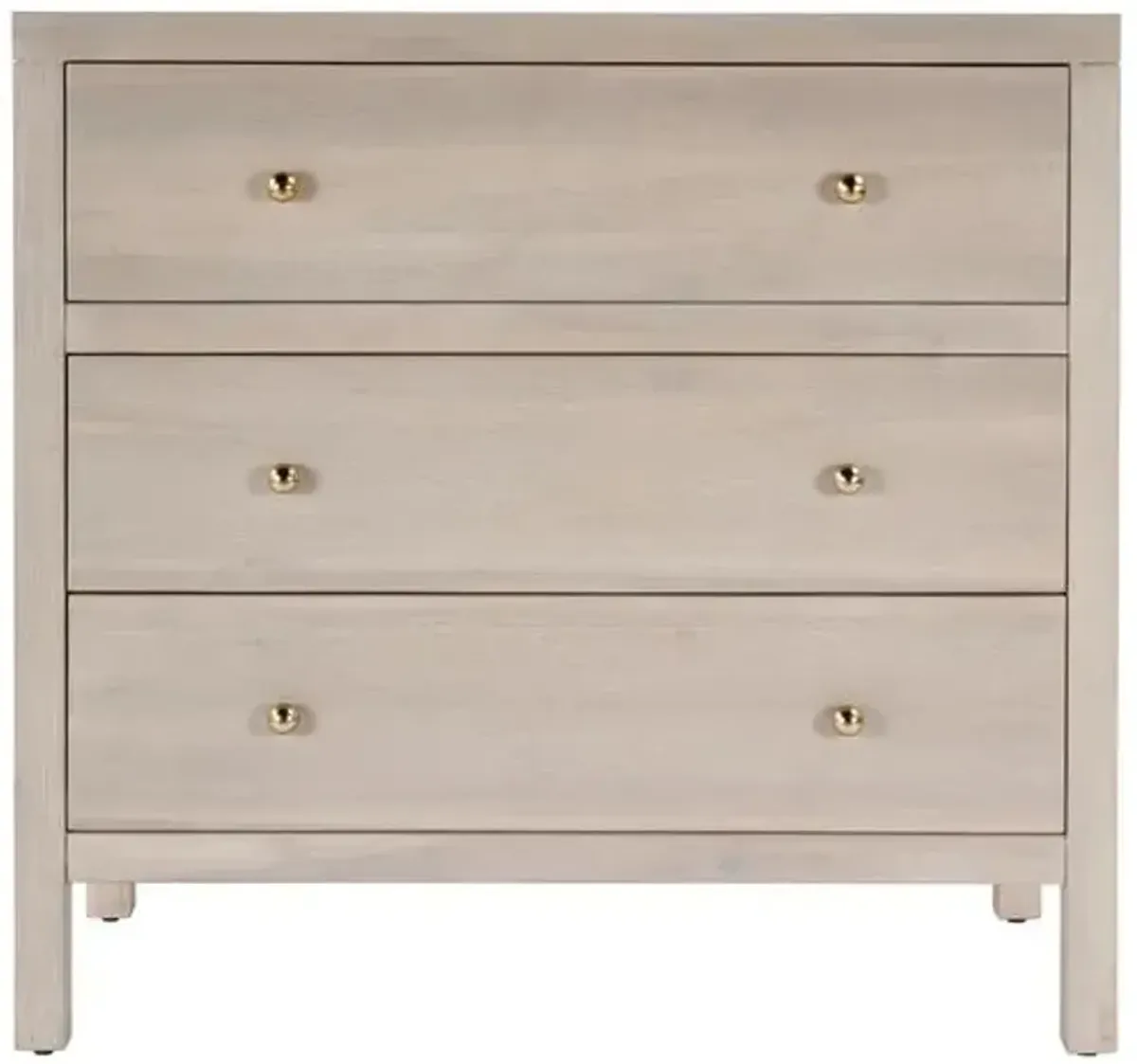 Charlie 3-Drawer Chest - Beige