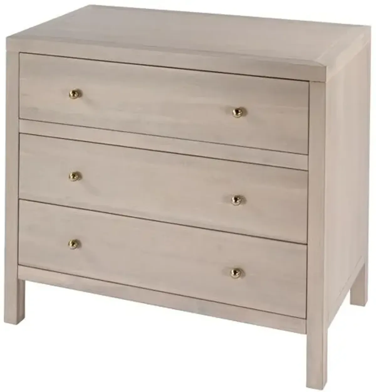 Charlie 3-Drawer Chest - Beige