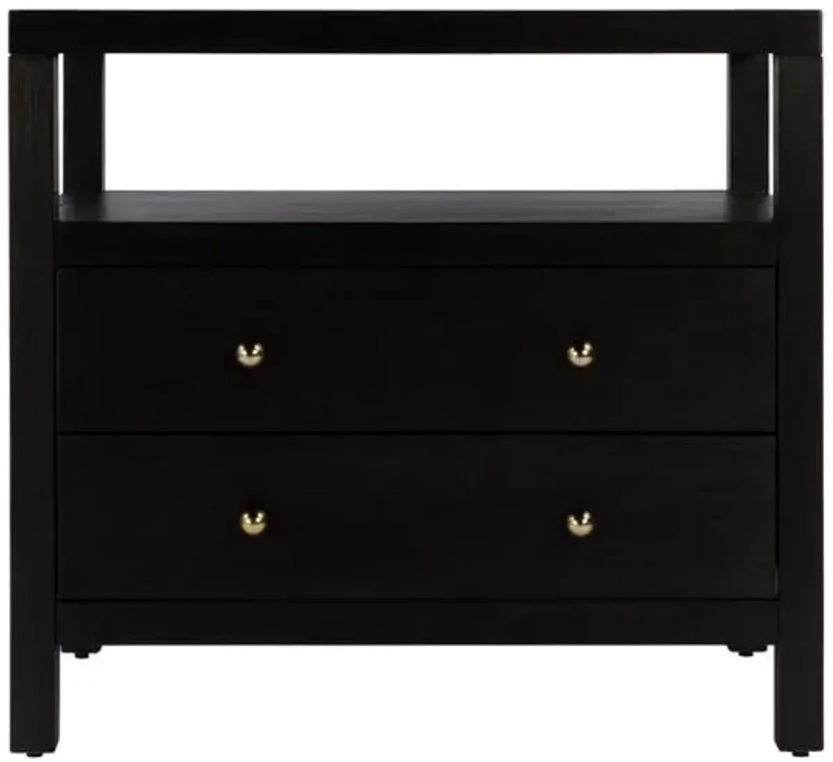 Charlie 2-Drawer Wide Nightstand