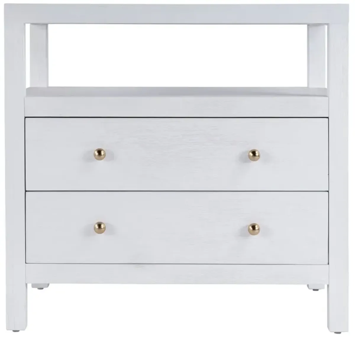 Charlie 2-Drawer Wide Nightstand
