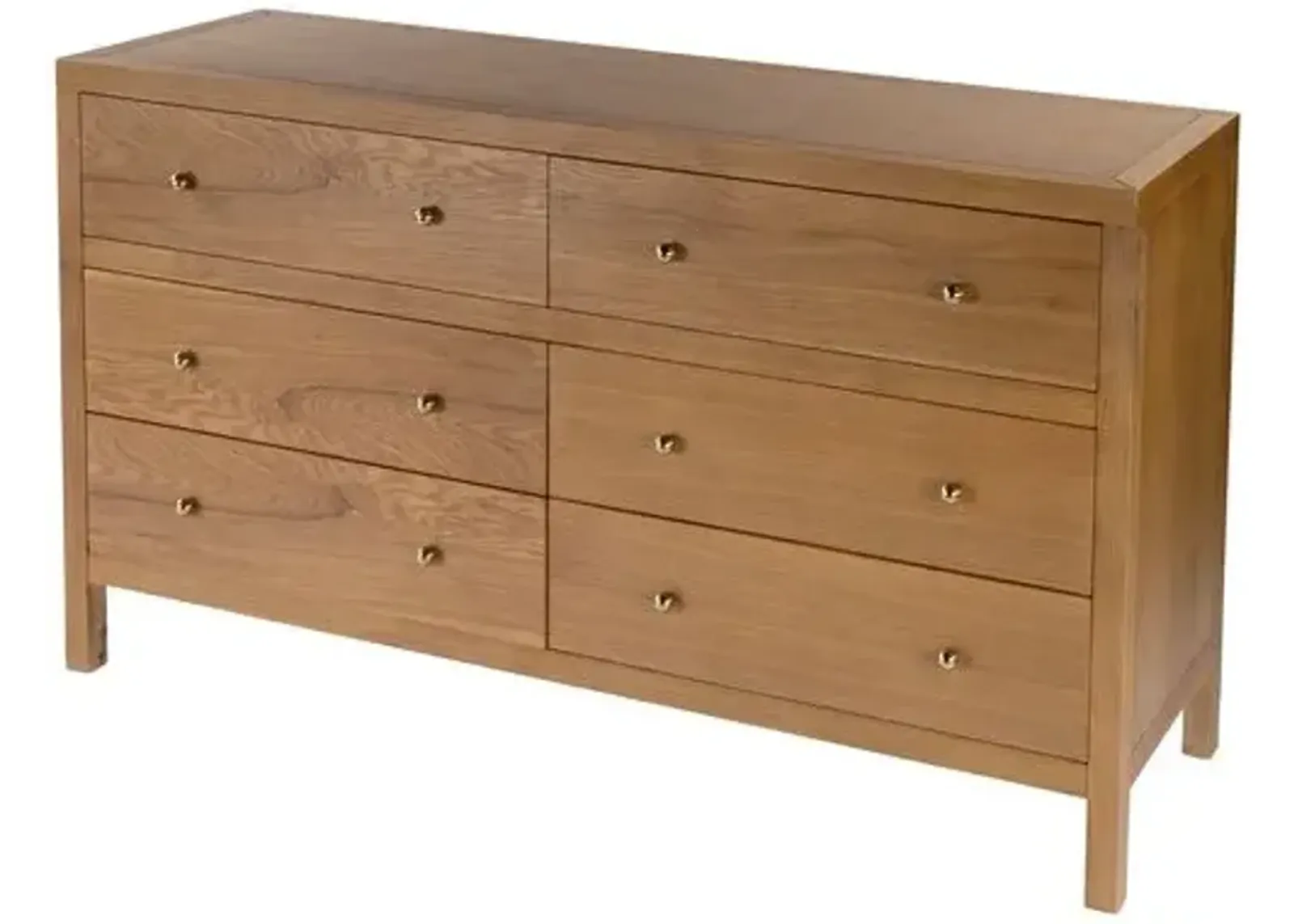 Charlie 6-Drawer Dresser - Brown