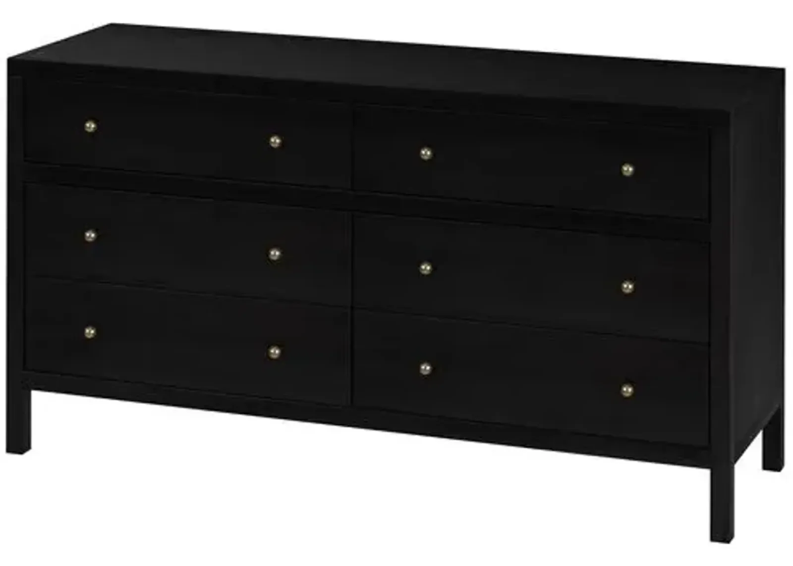 Charlie 6-Drawer Dresser - Brown