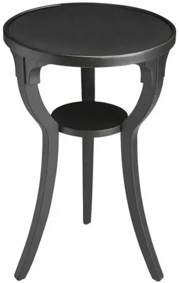 Carlton Round Side Table - Black