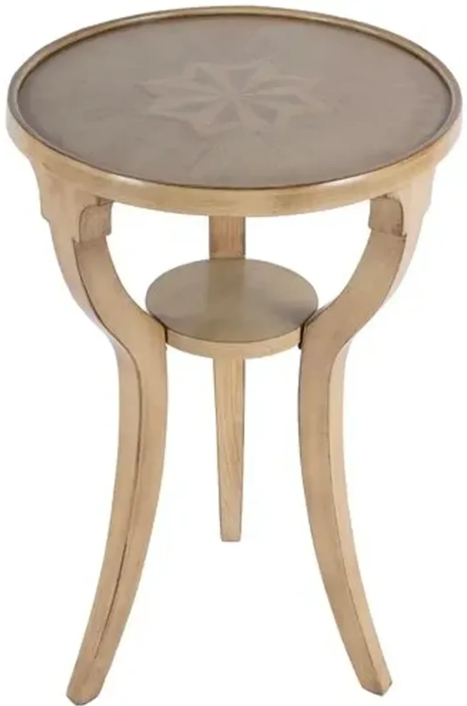 Carlton Round Side Table - Beige