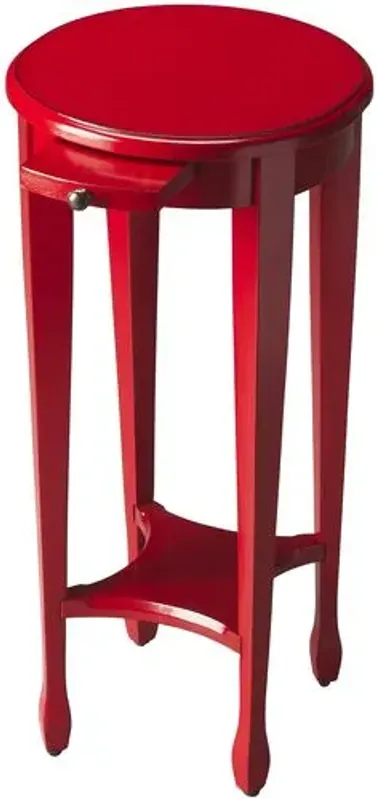 Beverly Side Table - Red