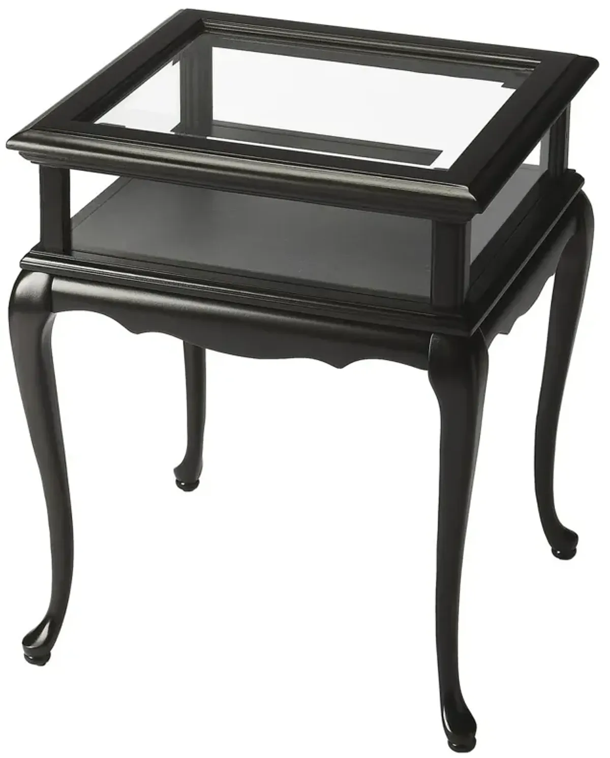 Bronwyn Curio End Table