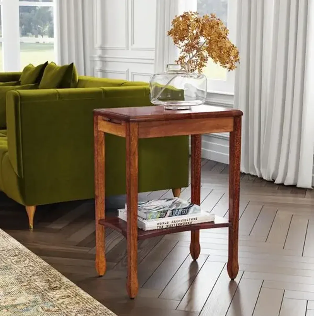 Blaine End Table - Brown