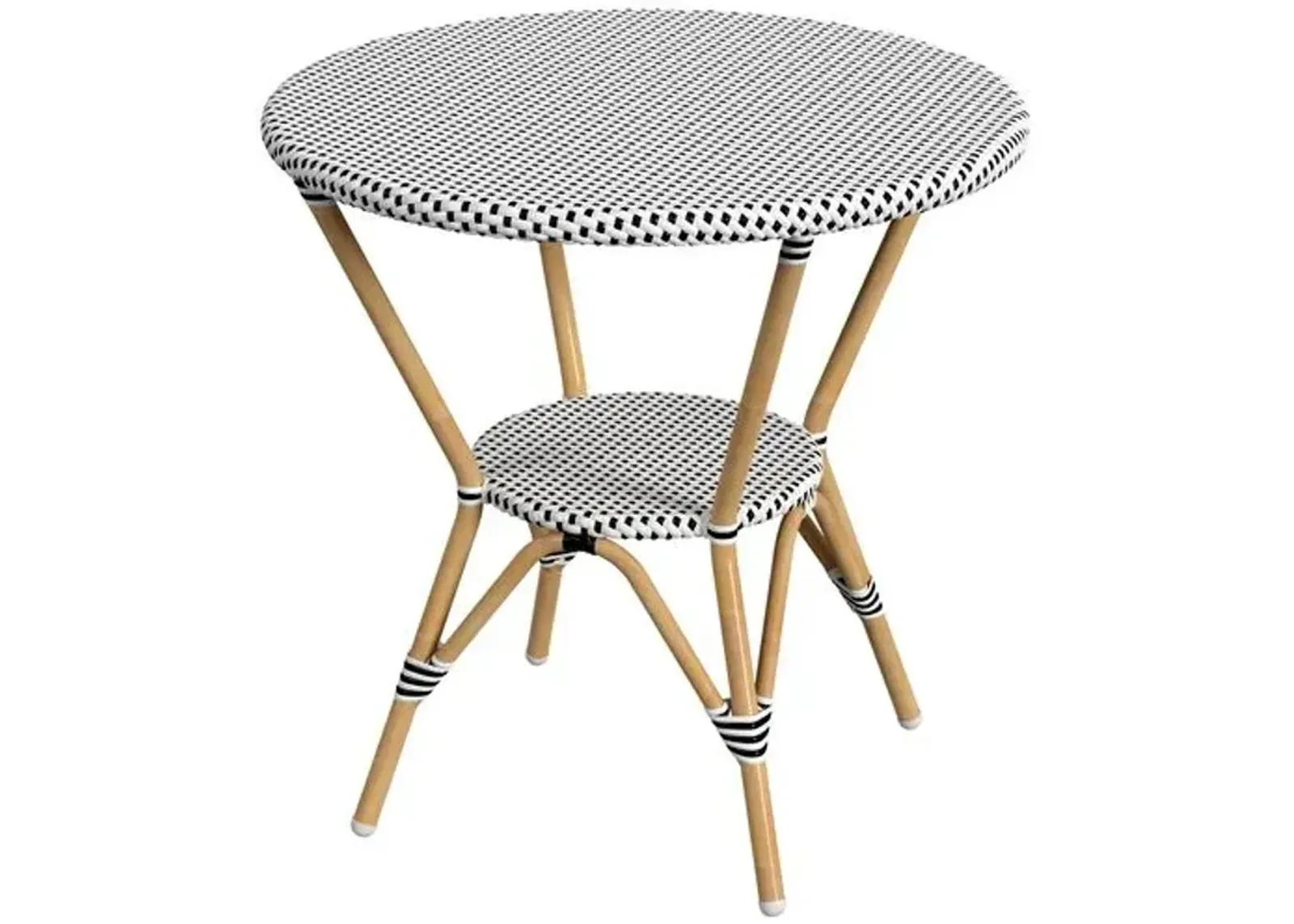 Kye Rattan Outdoor Round Bistro Table - Multi