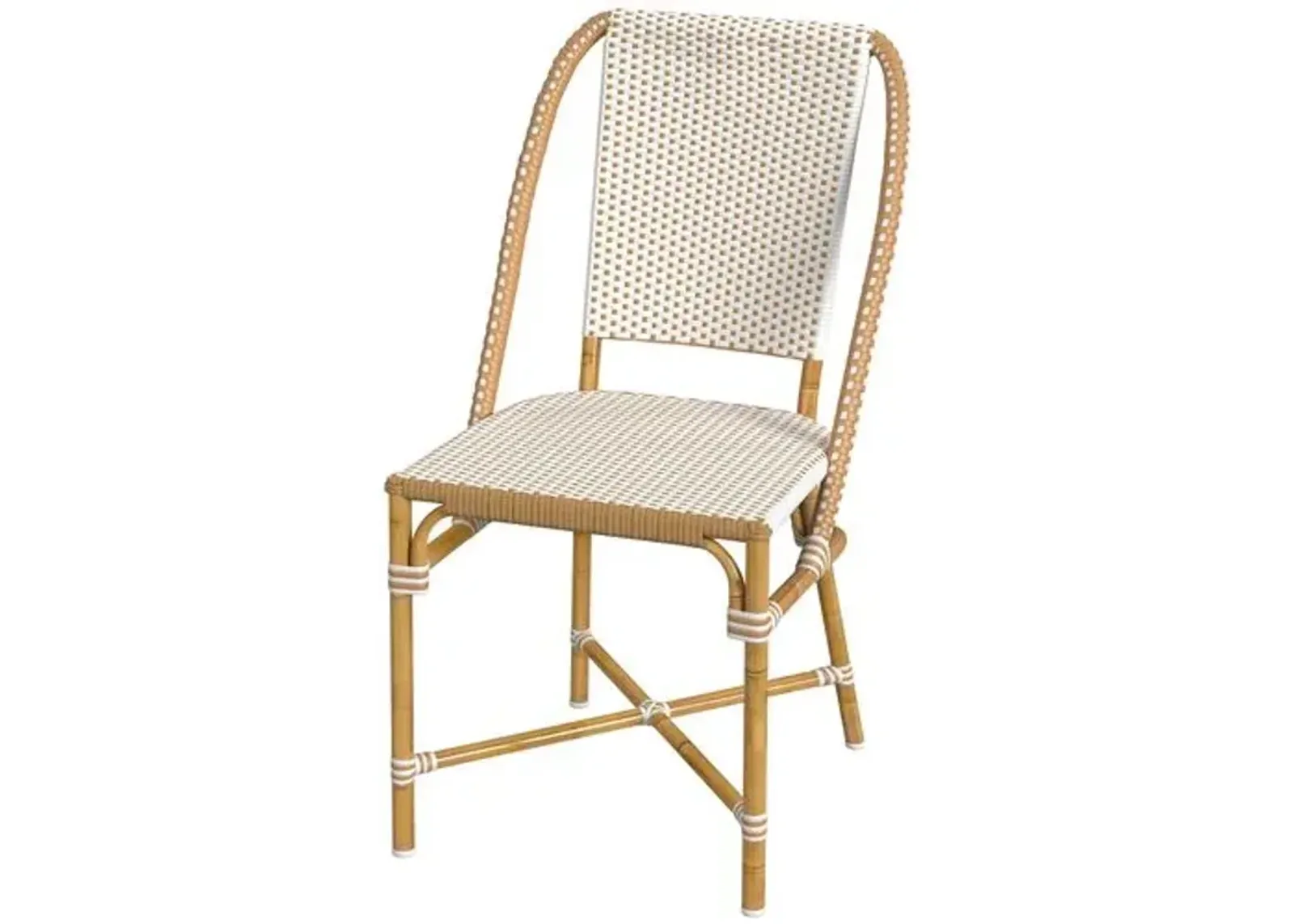 Kye Rattan Outdoor Dining Chair - Beige