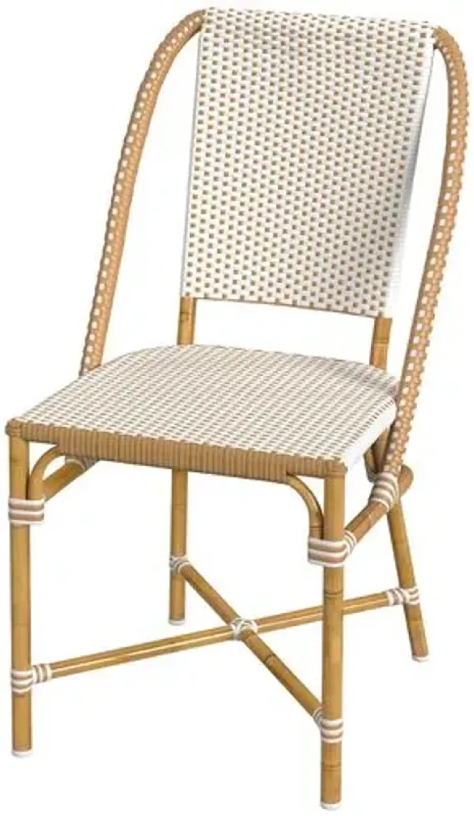 Kye Rattan Outdoor Dining Chair - Beige