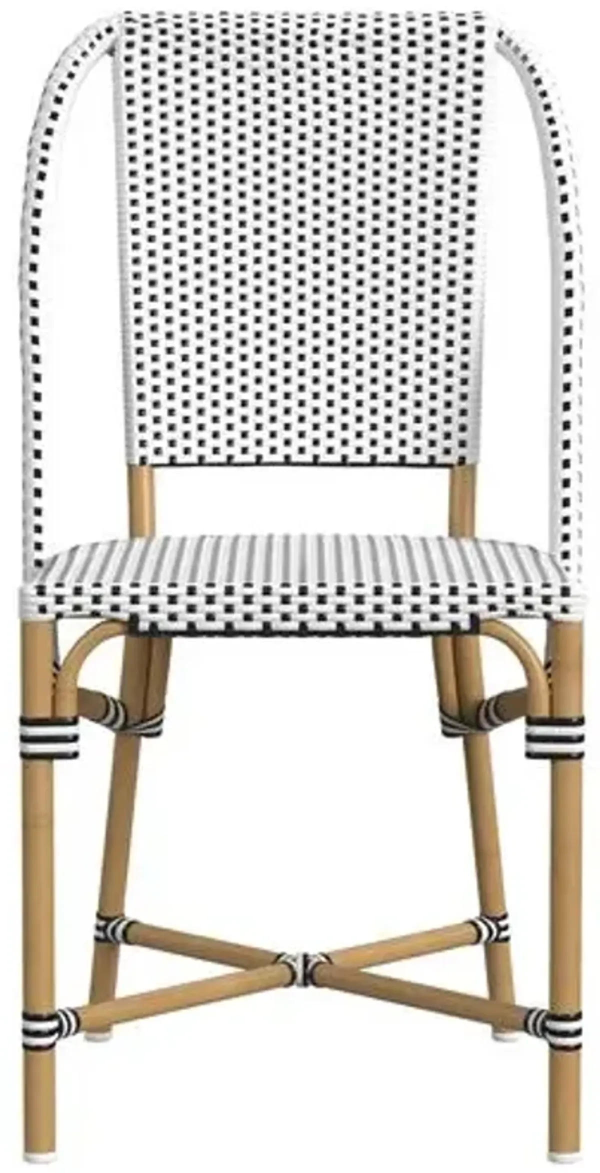 Kye Rattan Outdoor Dining Side Chair - White