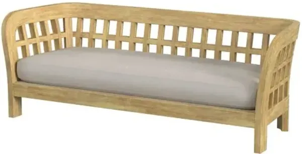 Shelly Teak Outdoor Sofa - Natural