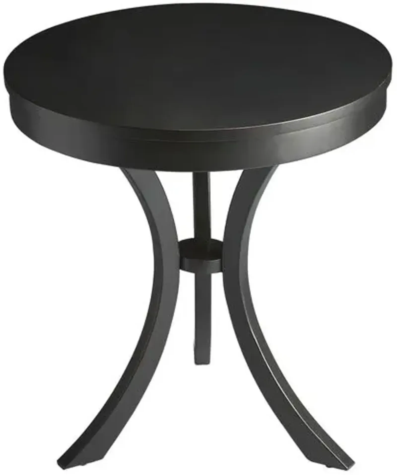 Lilly Curved Side Table - Black