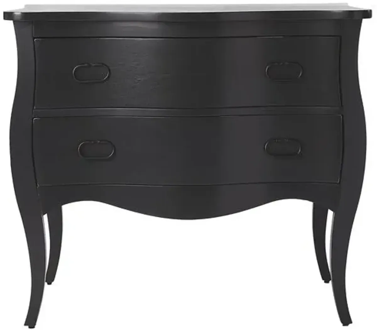 Elena 2-Drawer Chest - Black