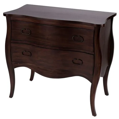 Elena 2-Drawer Chest - Brown