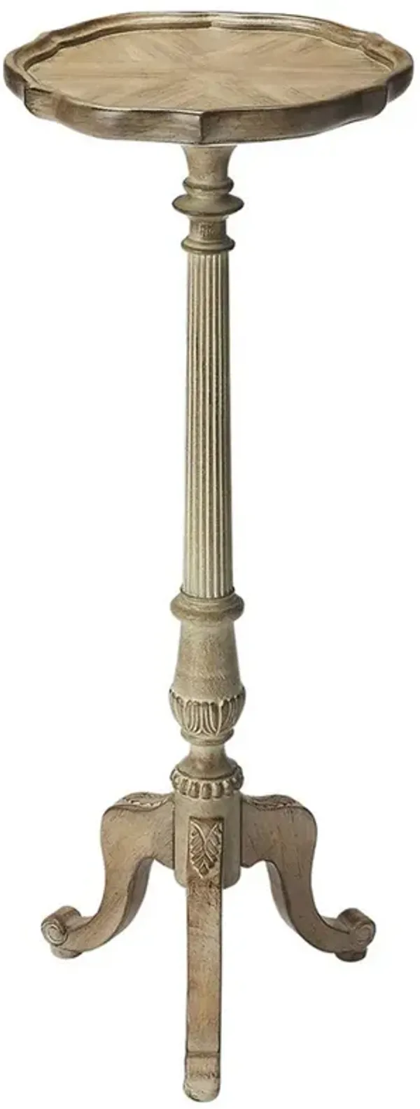 Birdie Pedestal Plant Stand - Handcrafted - Brown