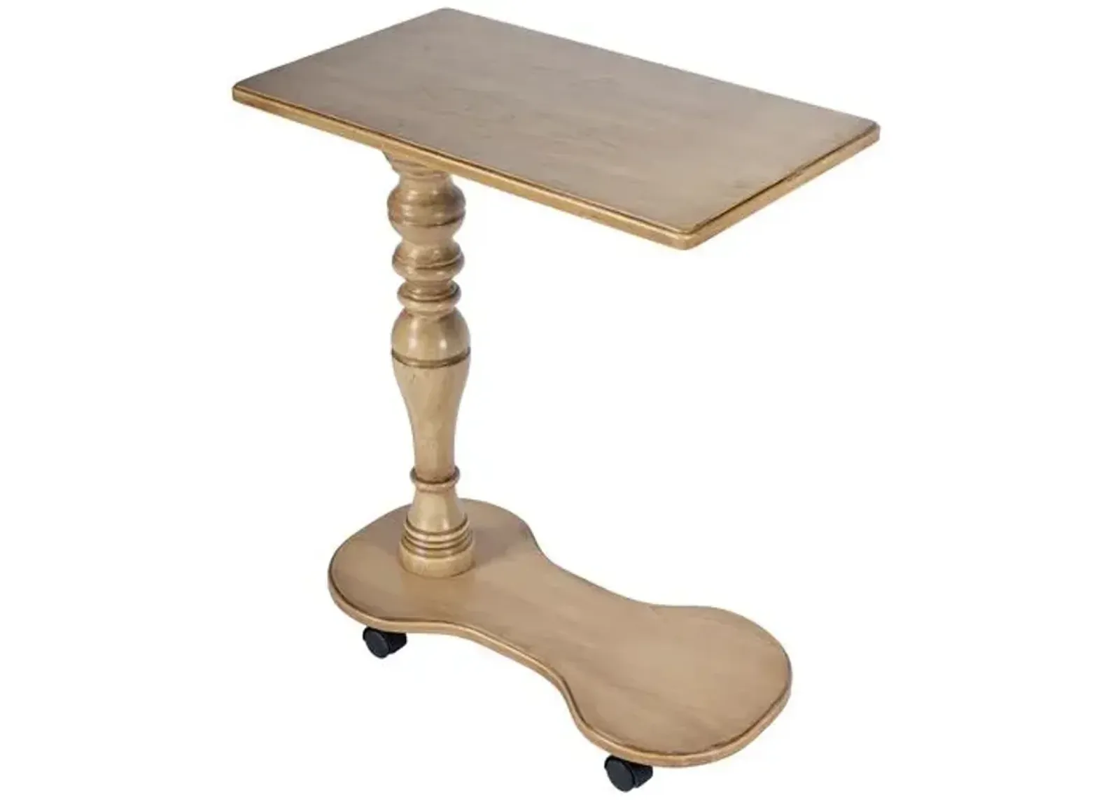 Pixie Mobile Tray Table - Beige