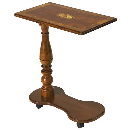 Pixie Mobile Tray Table - Brown