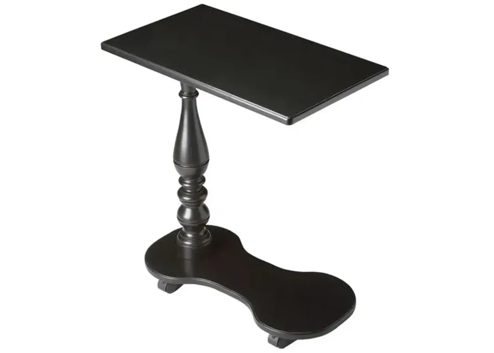 Pixie Mobile Tray Table - Black