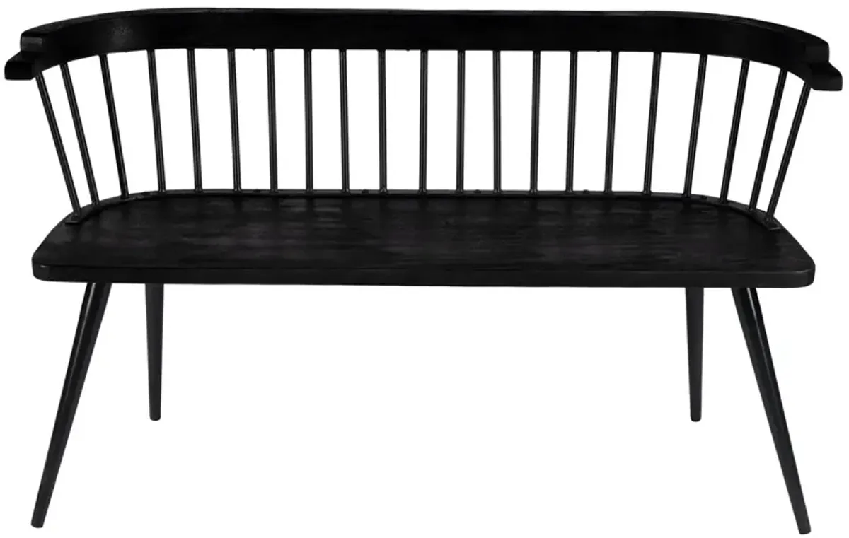Chester Mango Wood Spindle Bench