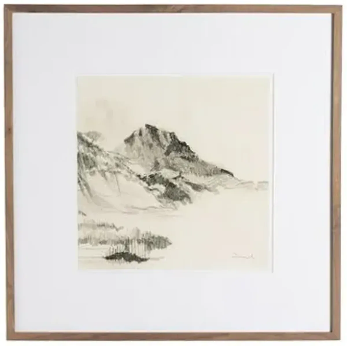 Dan Hobday - Land Sketch 2 - Black