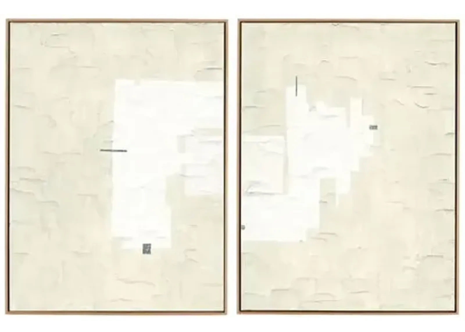 Jade Dacay - Gary 014 Diptych - Beige