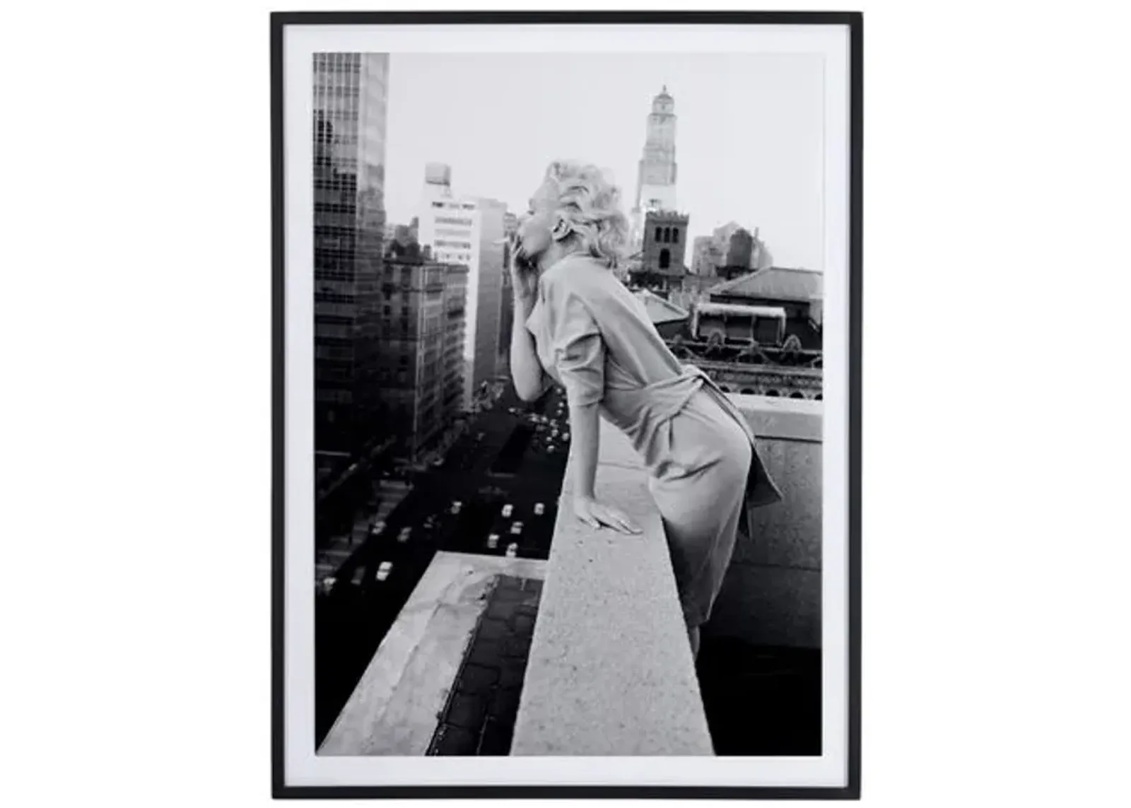 Getty Images - Marilyn On The Roof II - Black