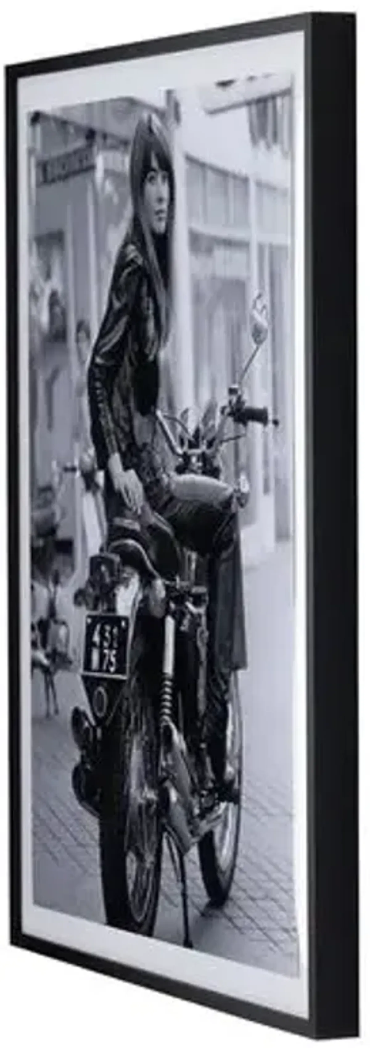 Getty Images - Françoise Hardy On Bike - Black